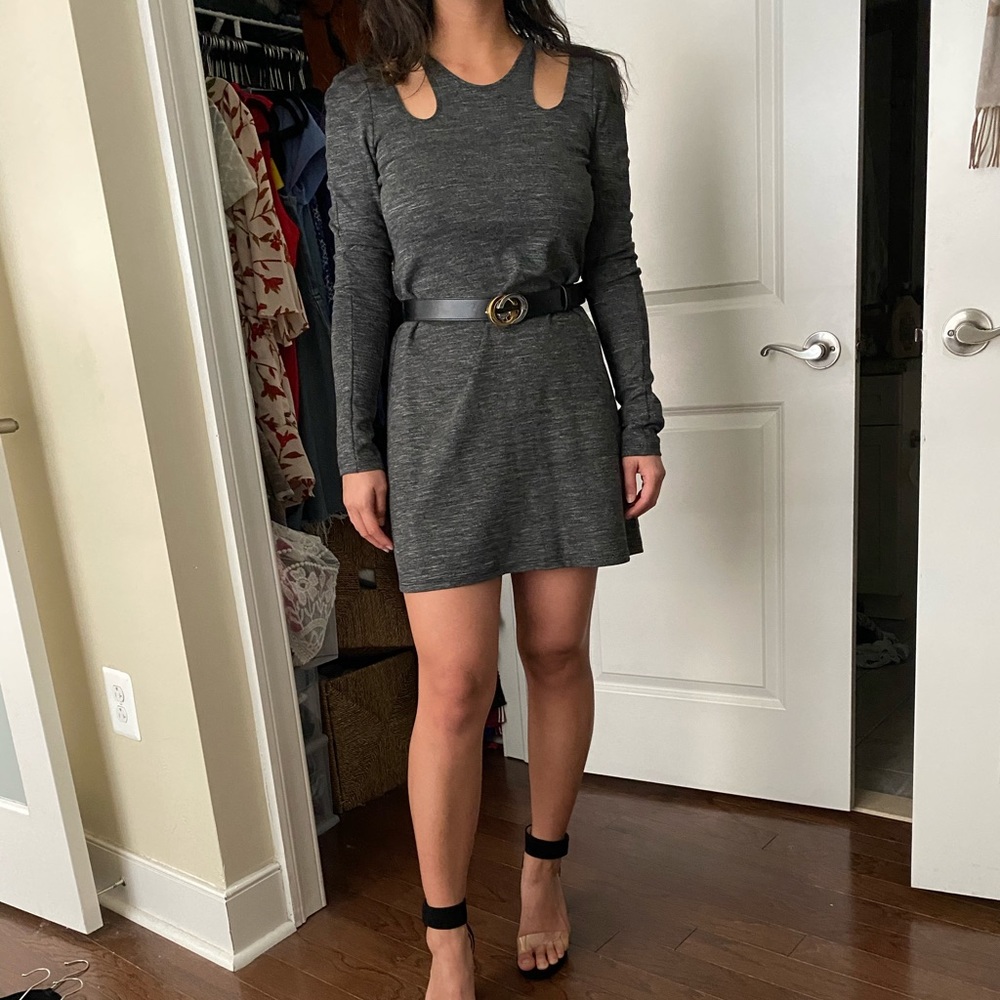 Maggie Ward dress with shoulder cut outs